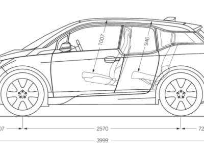 BMW i3 Abmessungen 02
